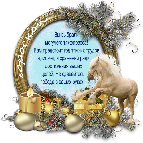 Вы выбрали могучего тяжеловеса! Вам предстоит год тяжких трудов а, может, и сражений ради достижения ваших целей. Не сдавайтесь, победа в ваших руках!